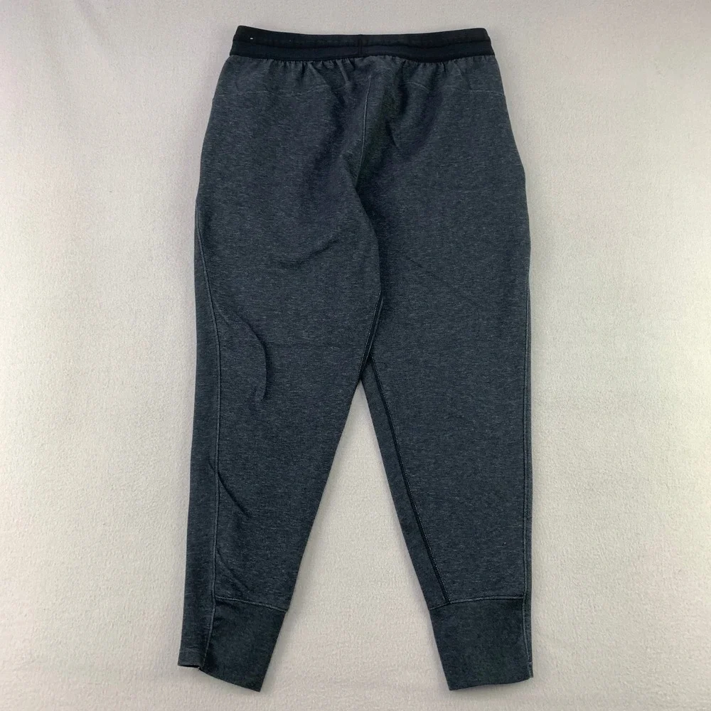 Nike Yoga Joggers Men Medium Charcoal Athletic Tapered Sweatpants Lounge Cozy